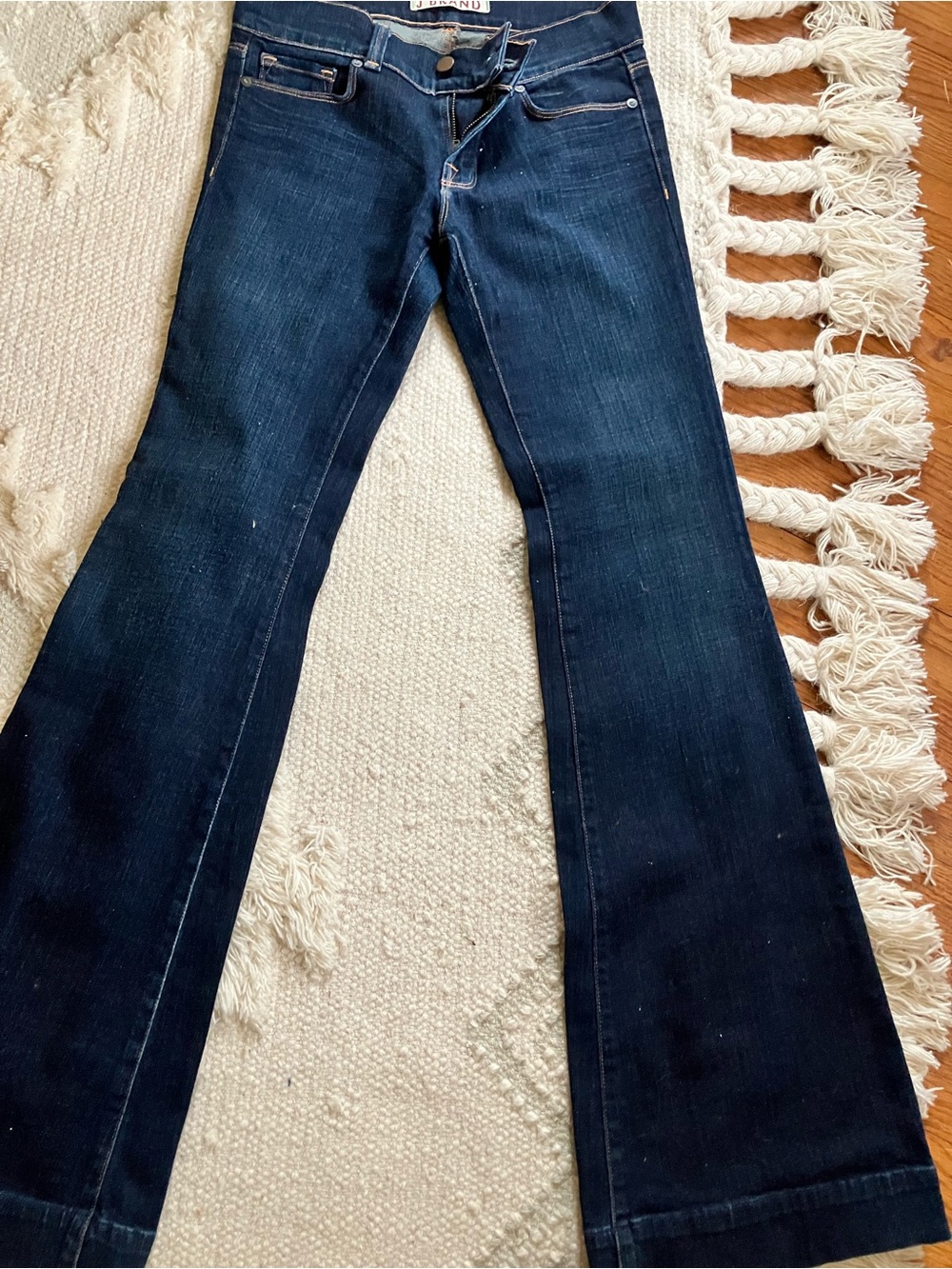 J Brand Dark Indigo Flare Jeans